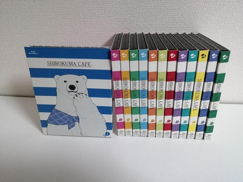 【特典欠品】しろくまカフェ アニメイト限定版　blu-ray 全13巻セット