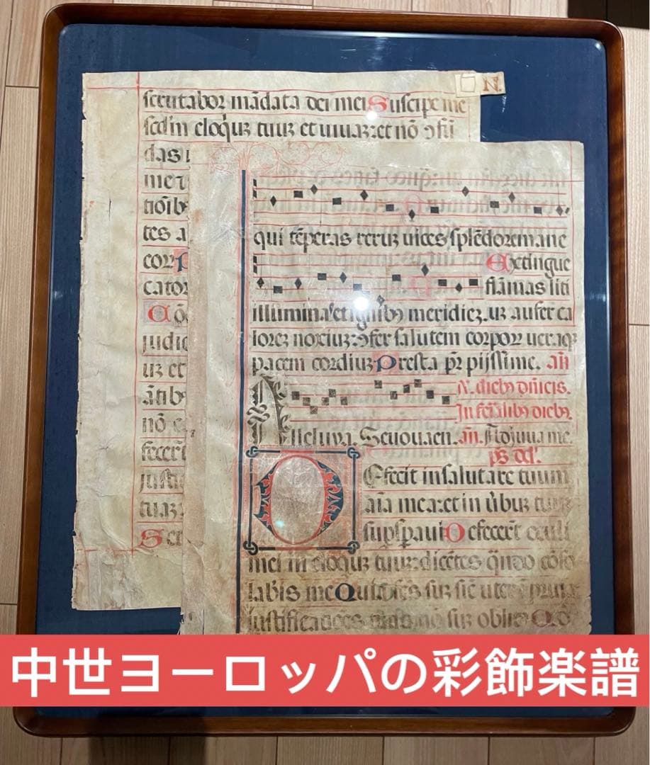 中世ヨーロッパの彩飾楽譜 Illuminated Manuscript