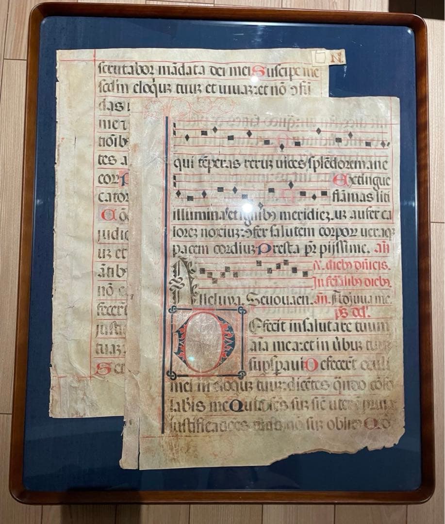 中世ヨーロッパの彩飾楽譜 Illuminated Manuscript