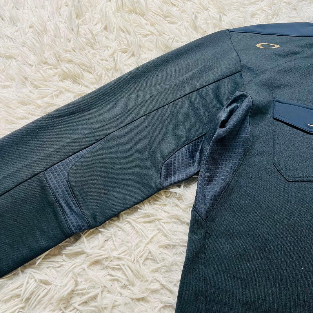 メンズウェア OAKLEY GOLF SKULL STRETCH L/S POLO XL