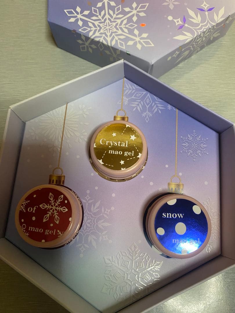 【未使用】 maogel クリスマスコフレ 2023 クリスタル オブ スノー