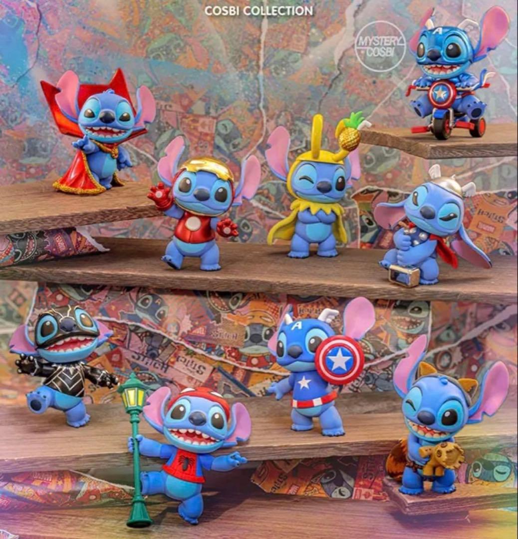 cosbiマーベル×スティッチ8種セット ホットトイズ