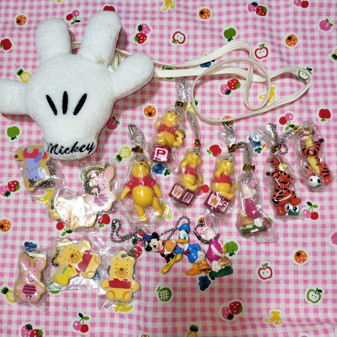 ディズニーキャラクターキーホルダーセット平成レトロ当時ものくまのプーさん