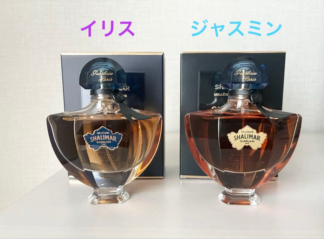 新品含む ゲラン シャリマー ミレジム イリス ジャスミン 50ml 限定2本