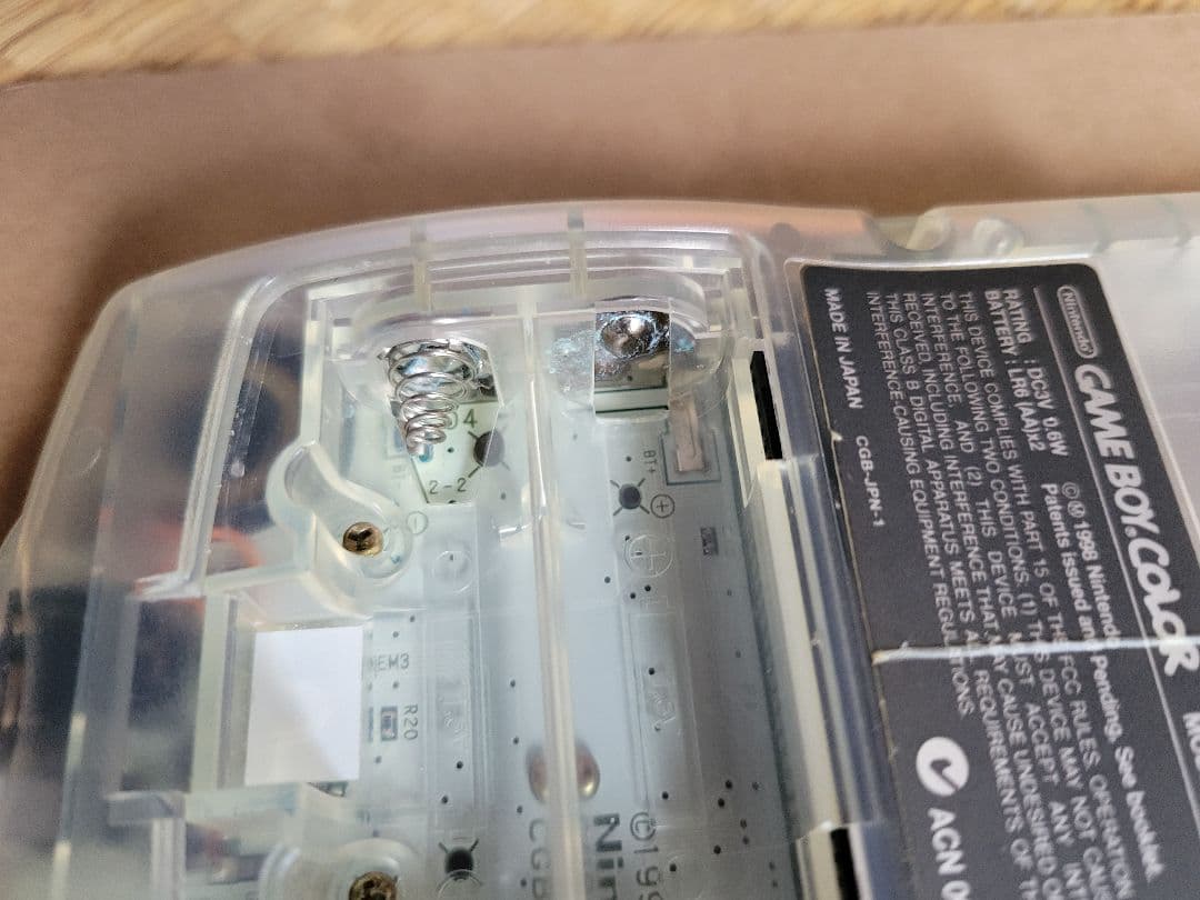 ゆ*う様 ゲームボーイカラー　クリア 本体