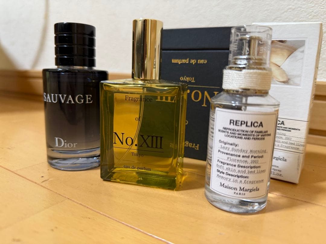 人気香水3本セット Dior マルジェラ No.XIII 美品 残量9割
