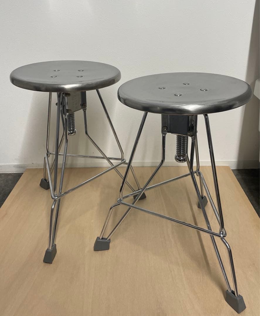 DULTON STOOL CLIPPER II CHROME クローム ×2脚