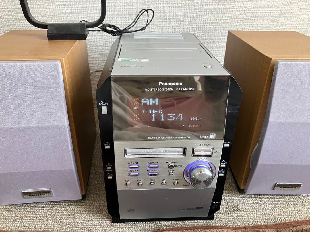 パナソニックコンポ　Panasonic SA-PM700MD CD・MD