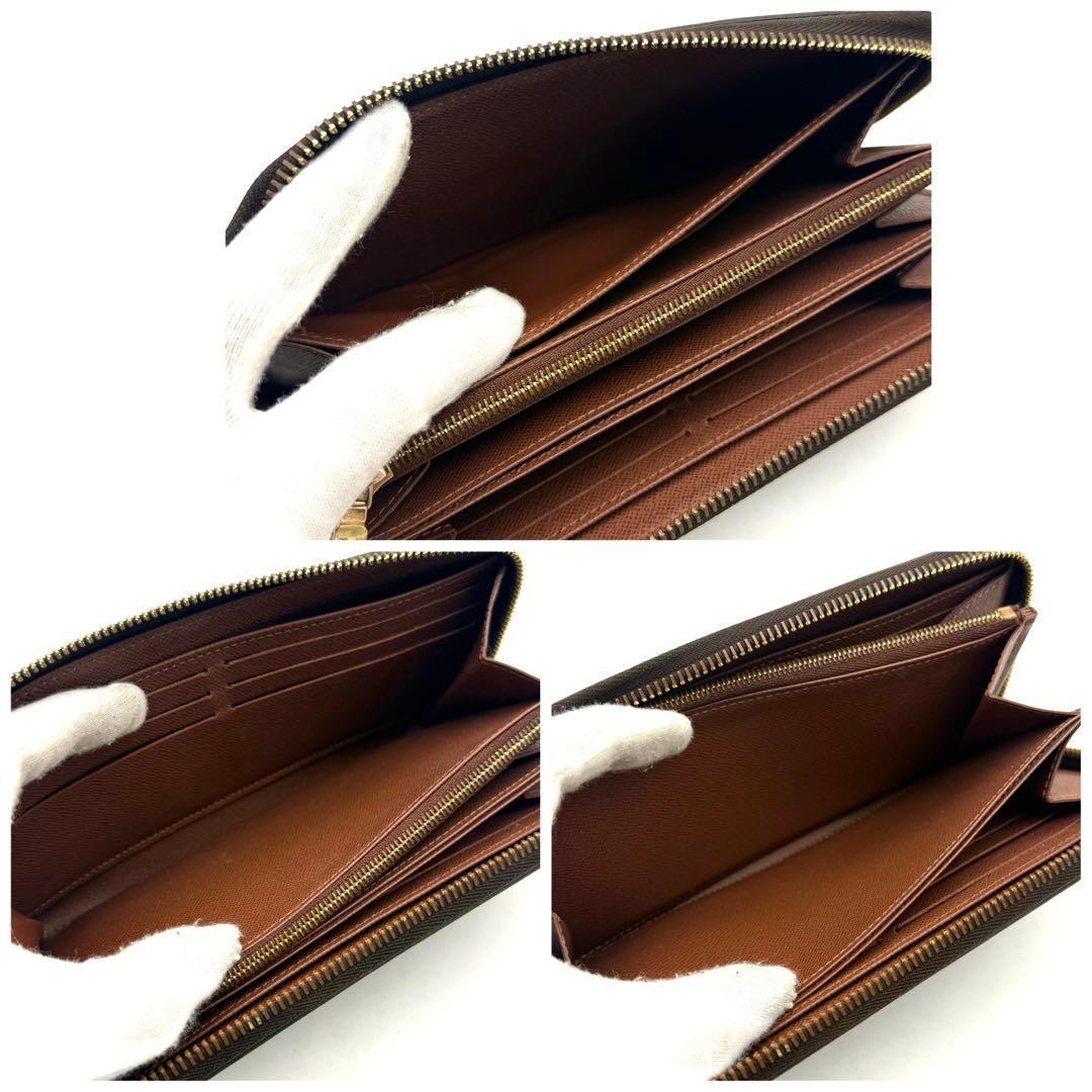 【極上美品】新型 ルイヴィトン モノグラム ジッピーウォレット 長財布