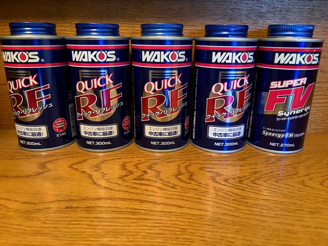 WAKO'S クイック・リフレッシュ 4本　スーパーフォービークル1本