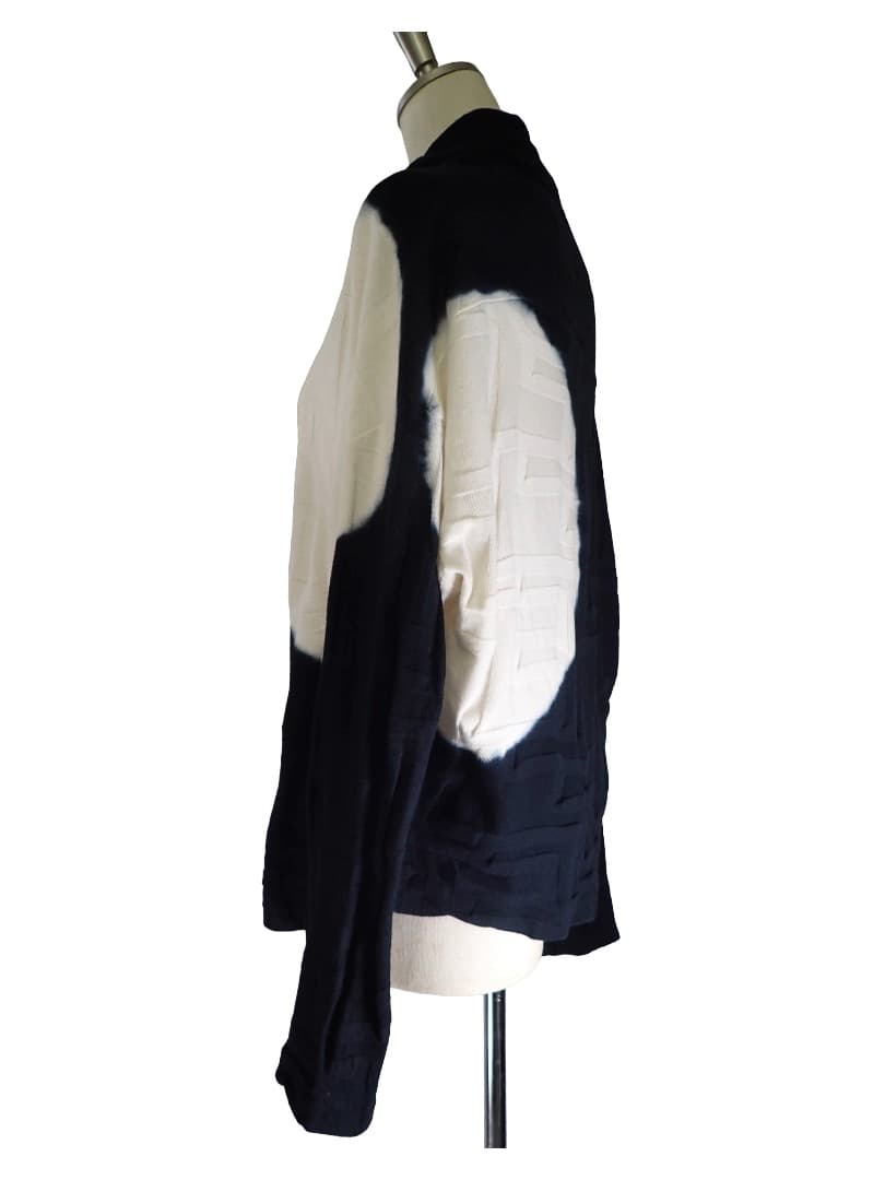 Y's / Yohji Yamamoto コットン バイカラー カーディガン