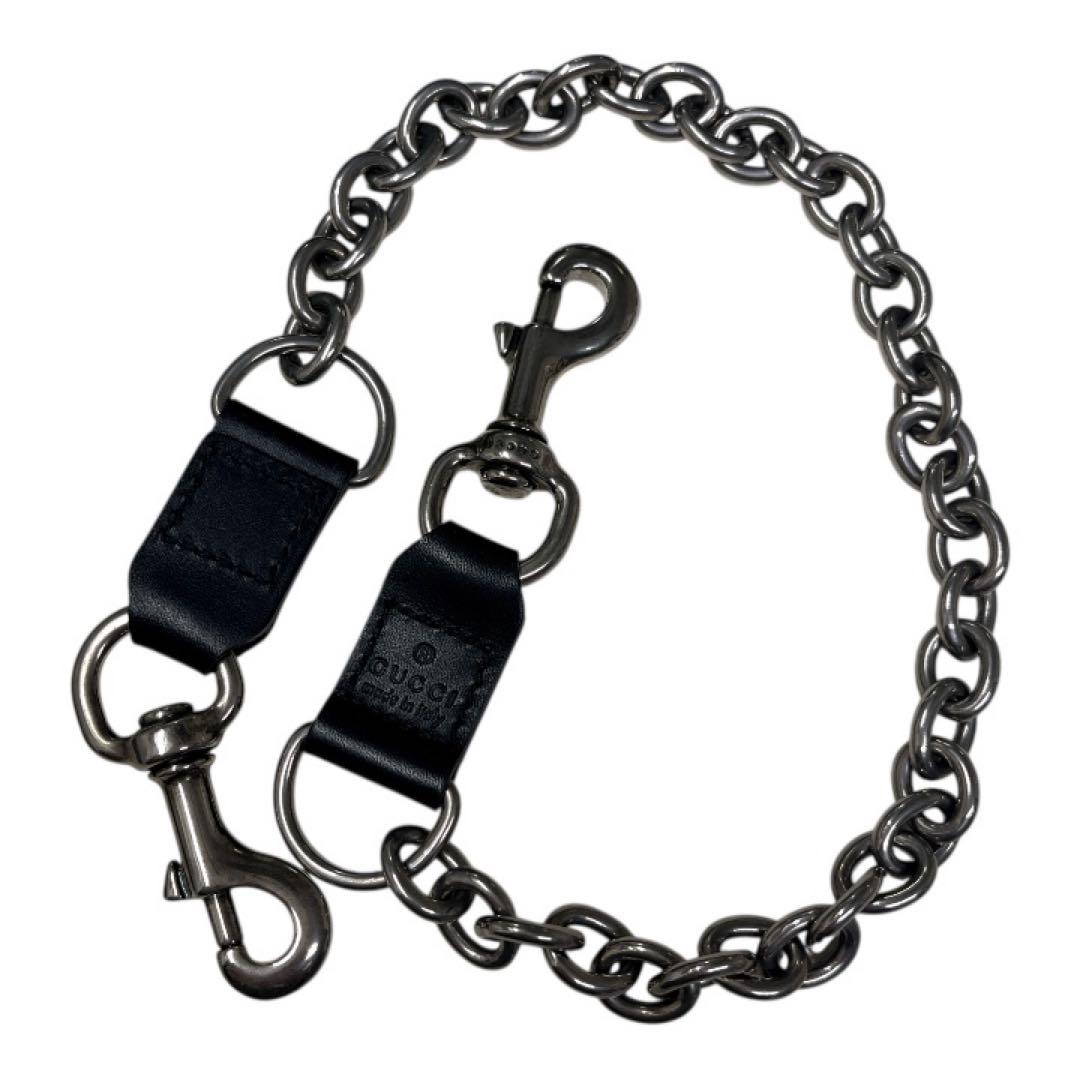 GUCCI ウォレットチェーン　シルバー