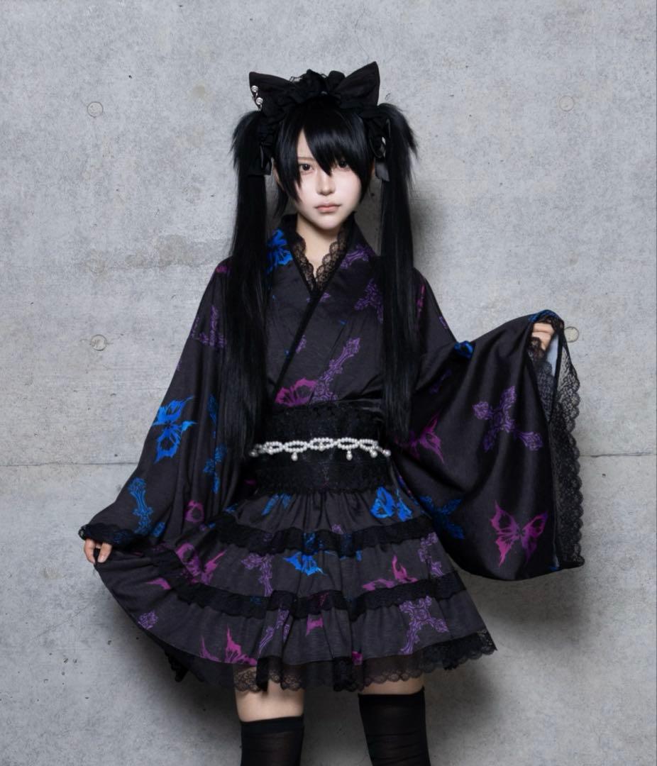 アミリージュ 浴衣ドレス＆帯 (＋帯飾り)