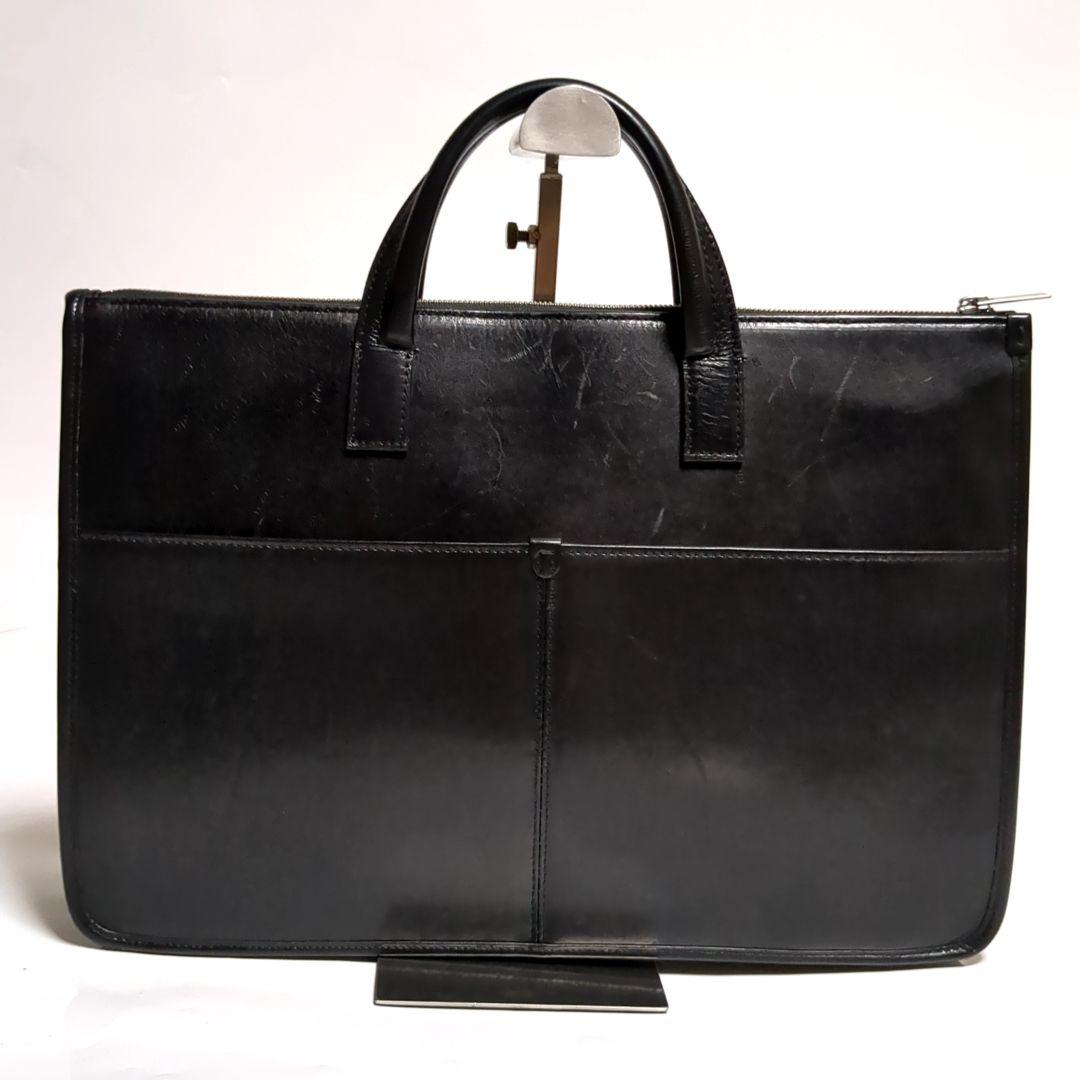 ✨PORTER✨クラーク ビジネスバッグ レザー ロゴ ブラック