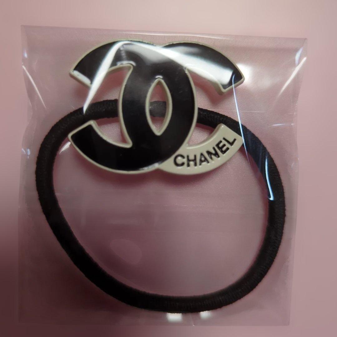 CHANEL ヘアゴム セット ゴールド ブラック