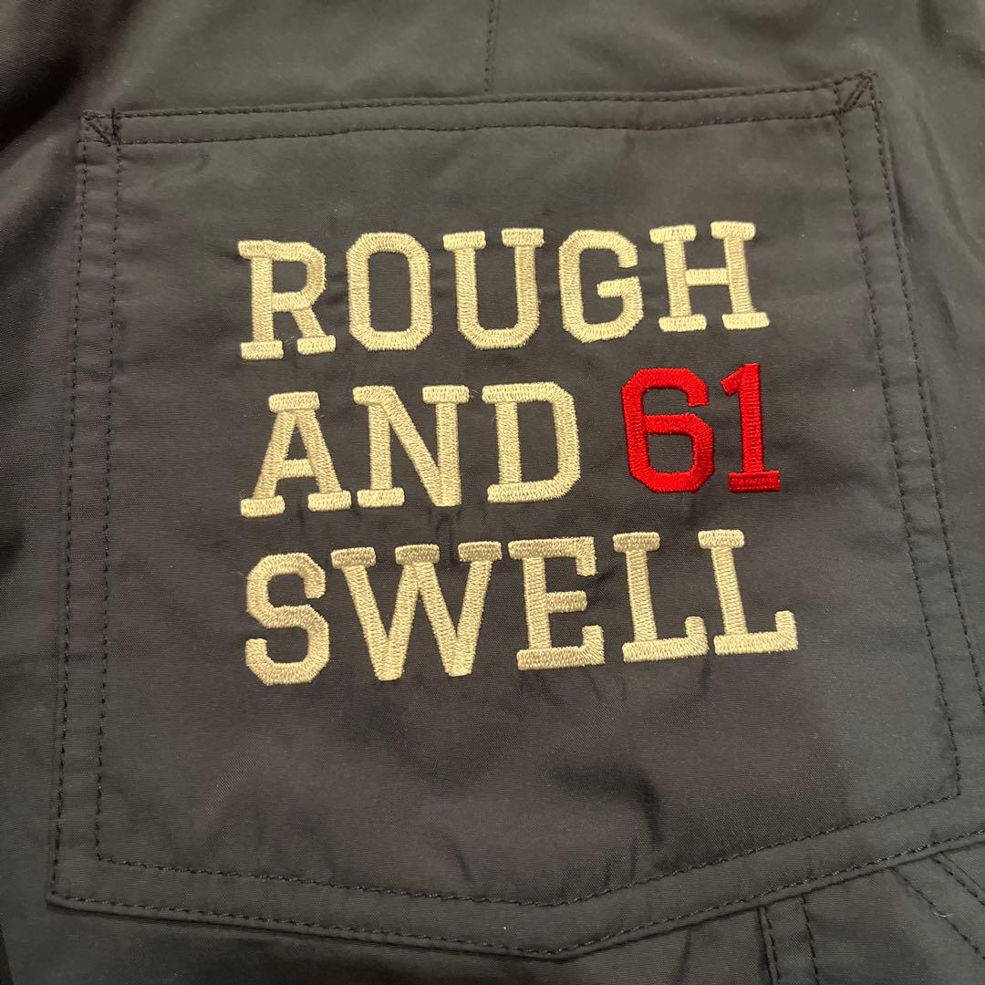 ラフアンドスウェル　防寒パンツ　レア　ネイビー　キルティング　M