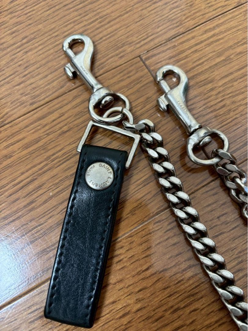 【美品】SAINT LAURENT ウォレットチェーン　エディスリマン