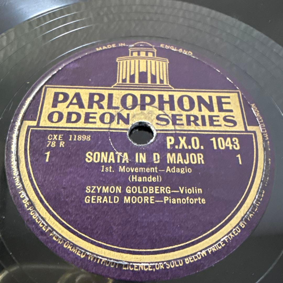 SP12in英2枚組 ヘンデルVIOLIN SONATA シモンゴールドベルク