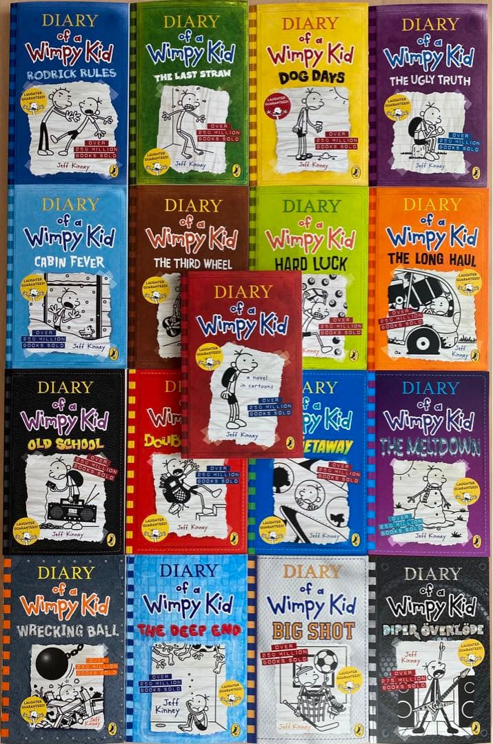 Diary of a Wimpy Kidシリーズ17冊セット　 ペーパーバック