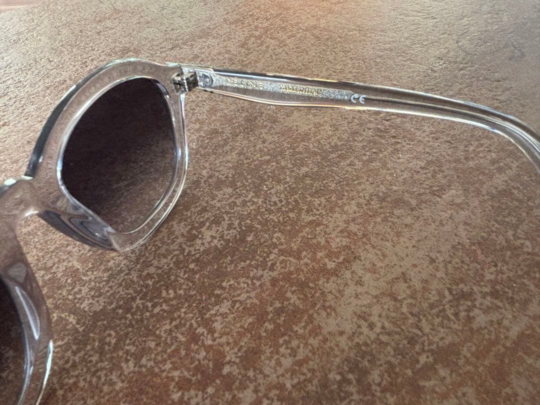 【美品】セリーヌクリア 太縁 ウェリントン メガネ サングラス