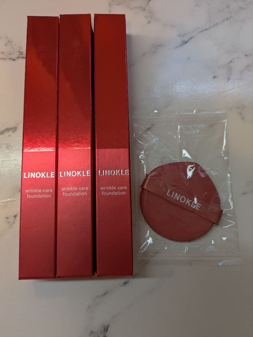 LINOKLE リンクルケアファンデーション 3本セット 【新品未使用】