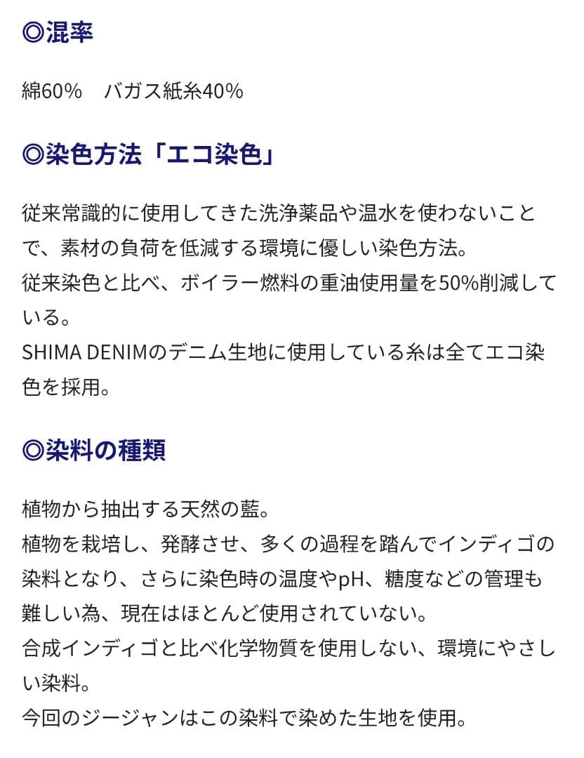 レア　SHIMA DENIM WORKS 　 ORION　限定50着