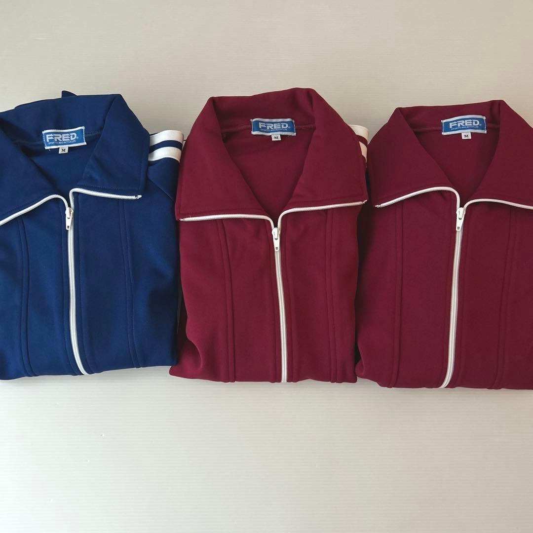 M 3枚 ⭐️新品 体操服 ジャージ上着 芋ジャージ 2本線 FRED 23