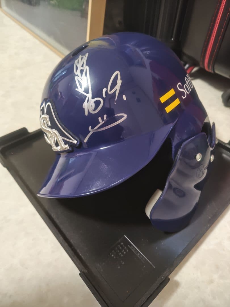 NSX ソフトバンクホークス　甲斐拓也選手 　バッター用ヘルメット本人使用