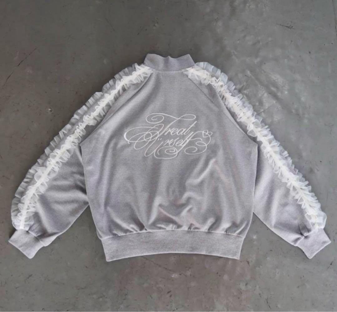 ジャケット・アウター treat urself tulle frill jersey