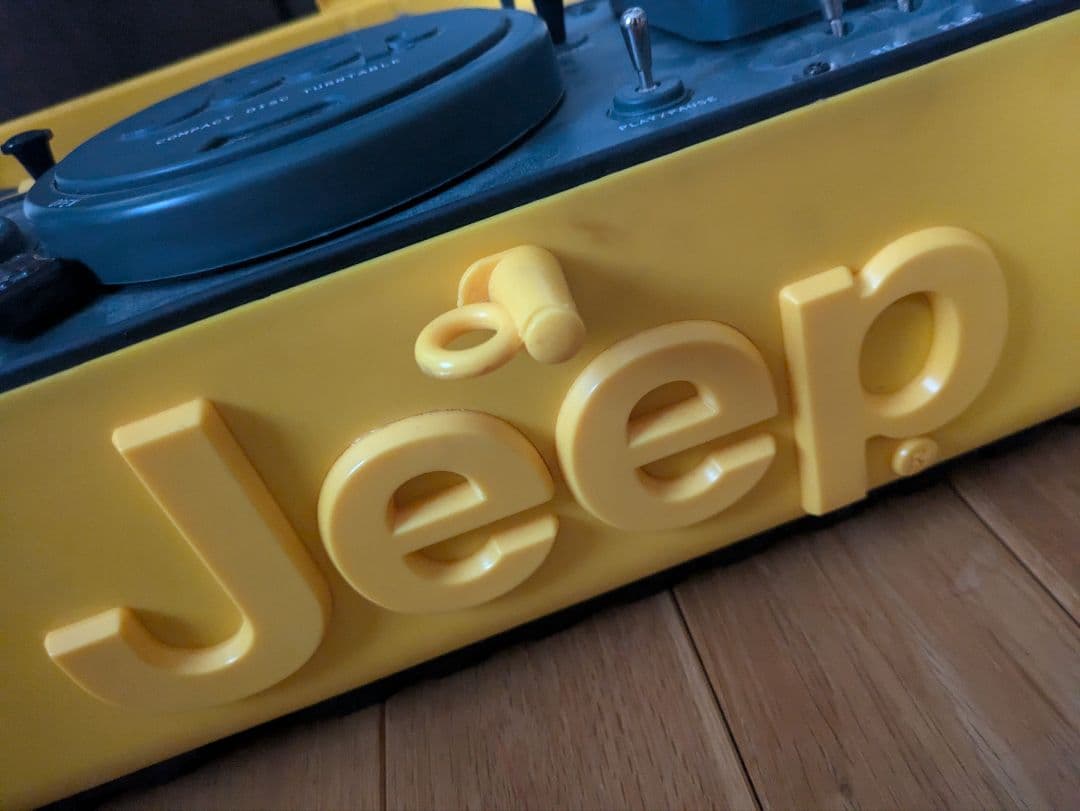 R*様 中古JEEP BOOM BOX CDラジカセ イエロー箱入り 希少品