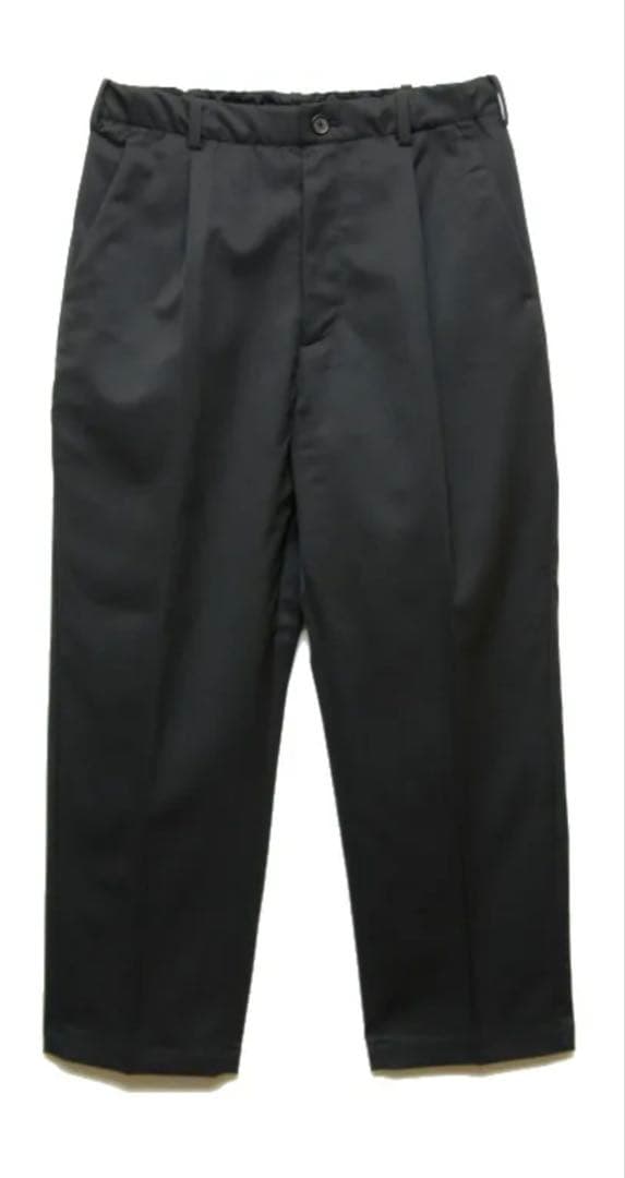 Goldwin ワンタックウールパンツ GL73177 黒 2