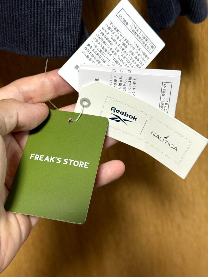 Reebok × NAUTICA 限定アーチロゴスウェット