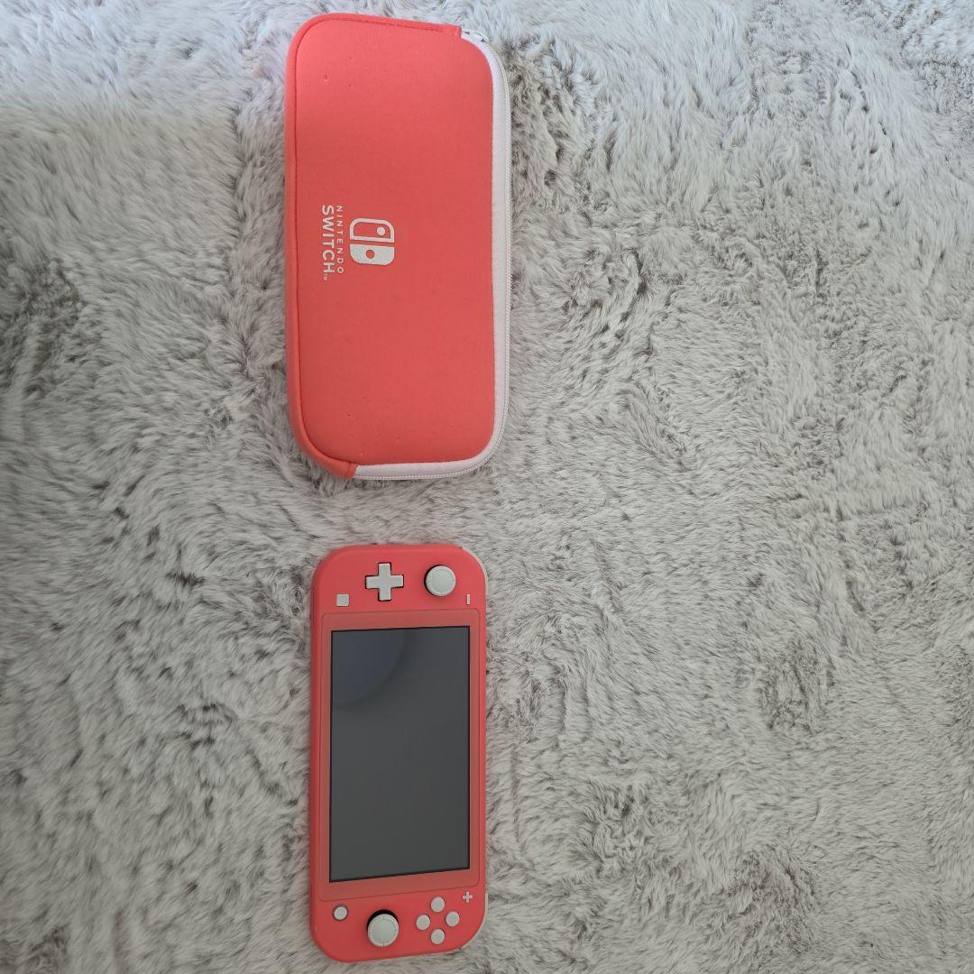 Nintendo Switch Lite コーラル 本体 ケース付き