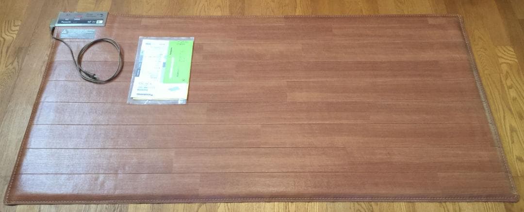 【美品】Panasonic 床暖房 ホットカーペット DC-1V3 木目調