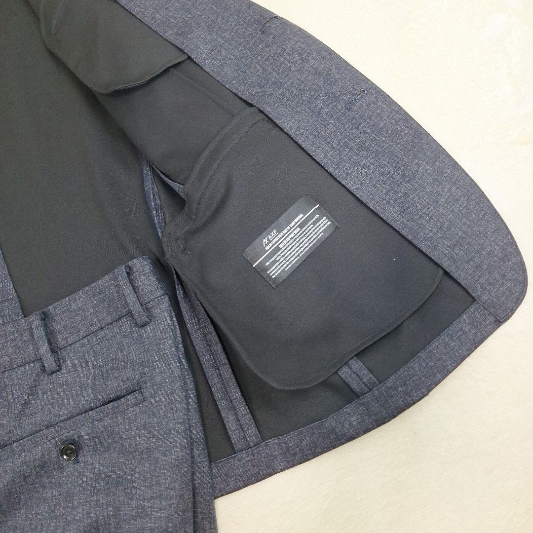 美品✨ナノユニバース　高機能生地AXF　トラベルスーツ　ネイビー　M