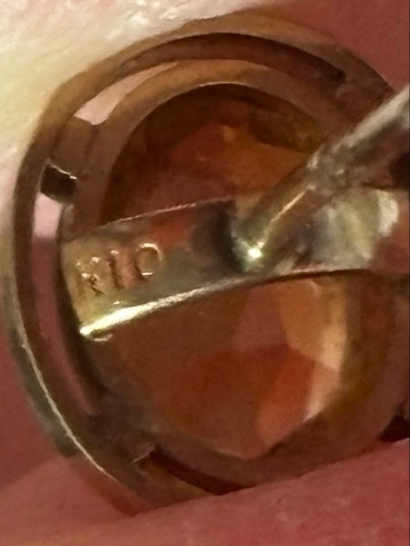 トパーズ　カフリンクス&ネクタイピン2種