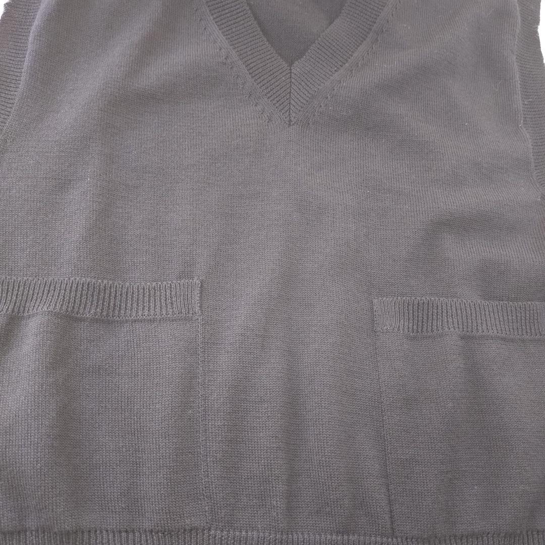 マーガレットハウエル ニットベスト ウール ブラック M