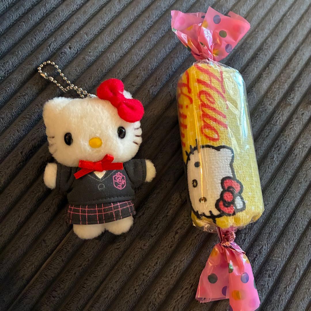 7*福様 ハローキティ キーチェーン付きぬいぐるみ セット