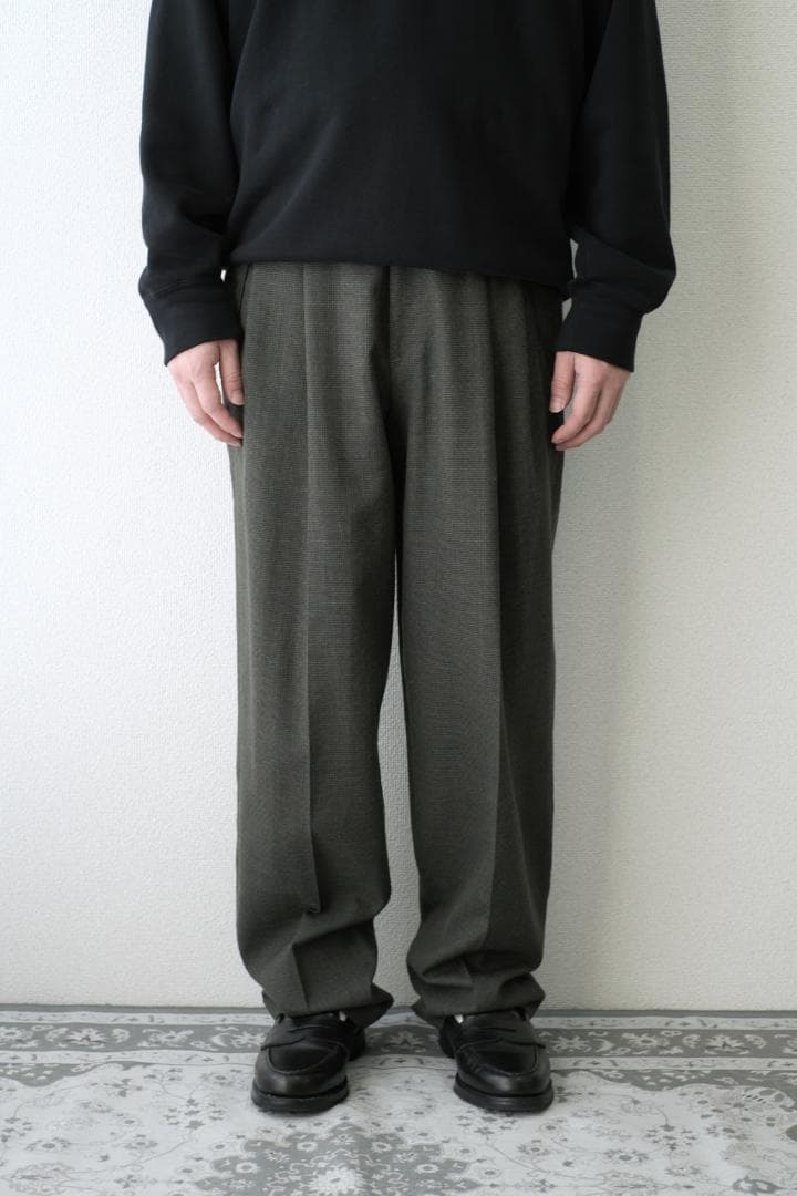 DOCKERS USA製90s ツータックチェックドレススラックス 32×32.