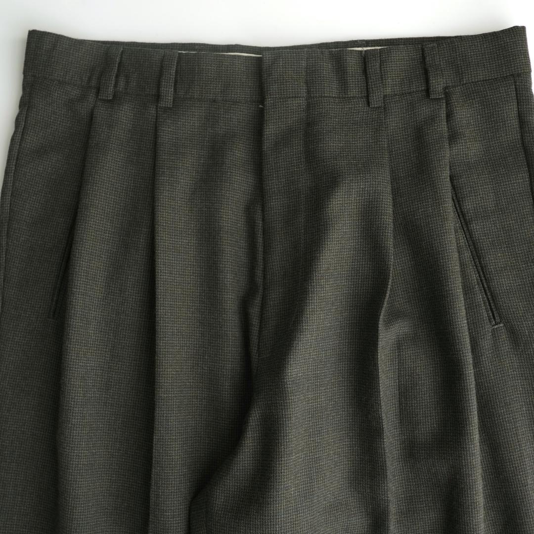 DOCKERS USA製90s ツータックチェックドレススラックス 32×32.