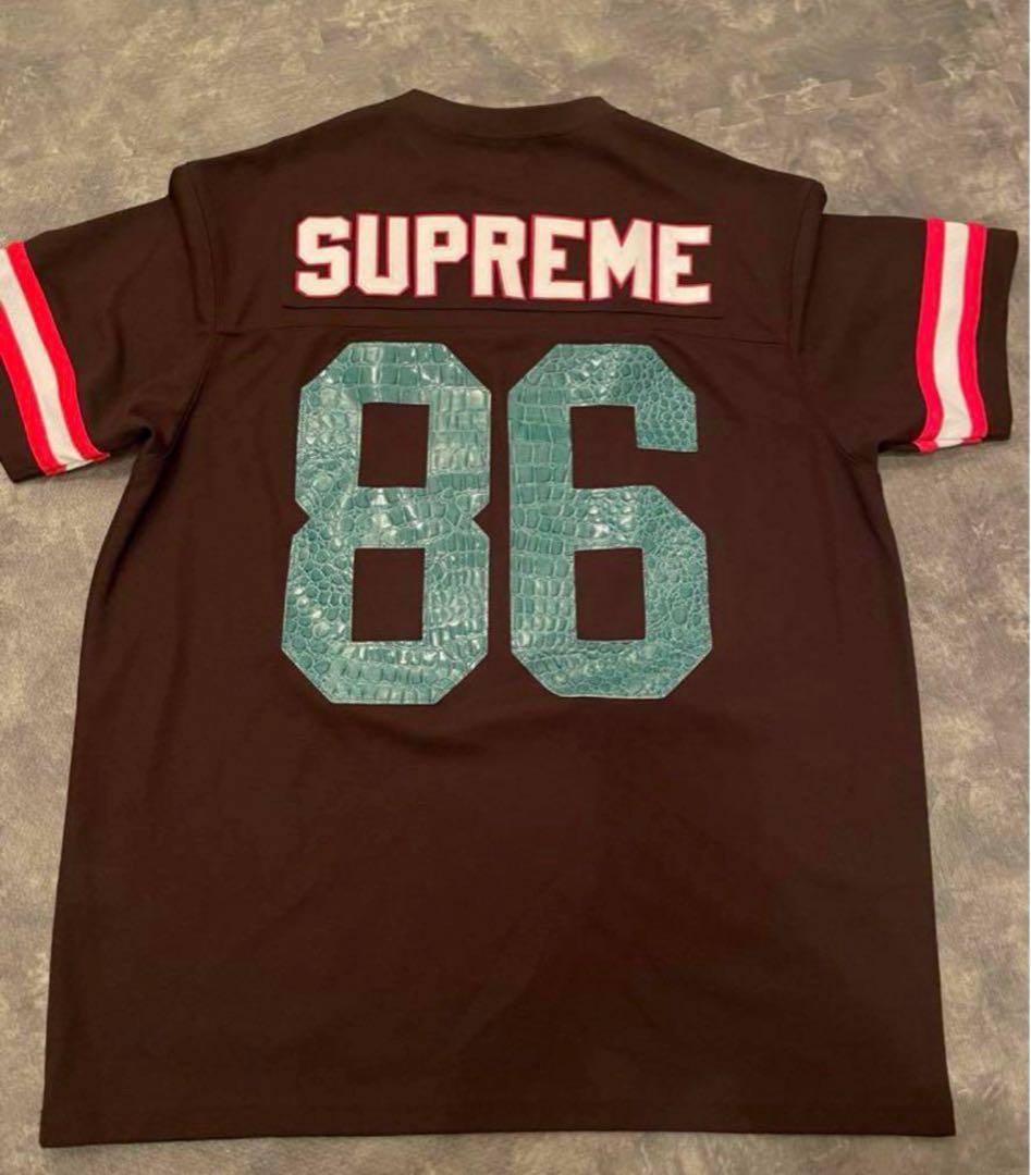 シャツ Supreme Faux Croc Football Jersey