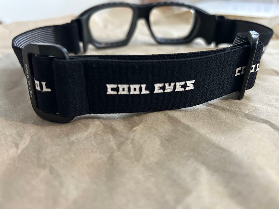 クールアイズジャパン　スポーツ用メガネ ブラック クリアレンズ