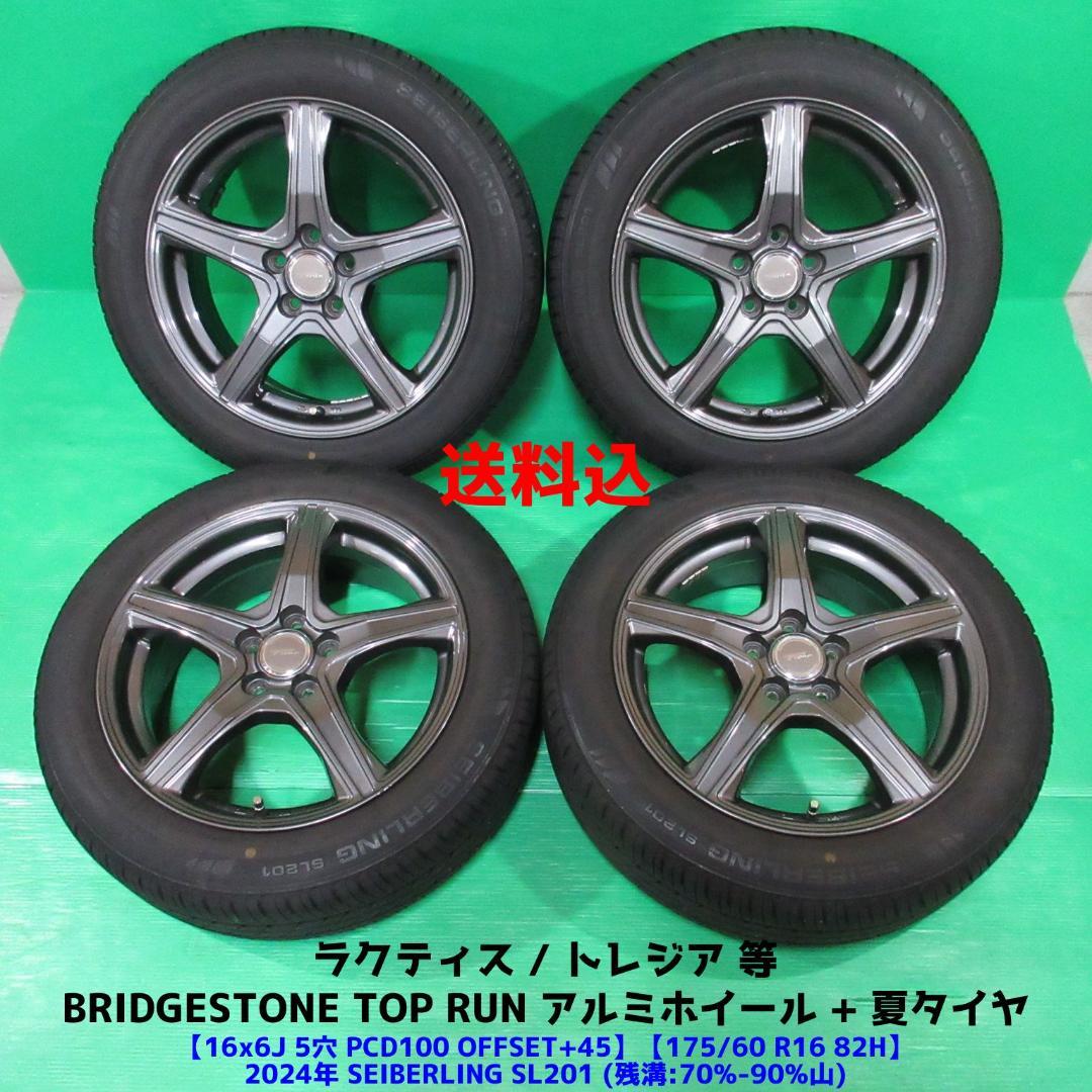 希少 ラクティス 175/60R16 2024年夏タイヤ トレジア