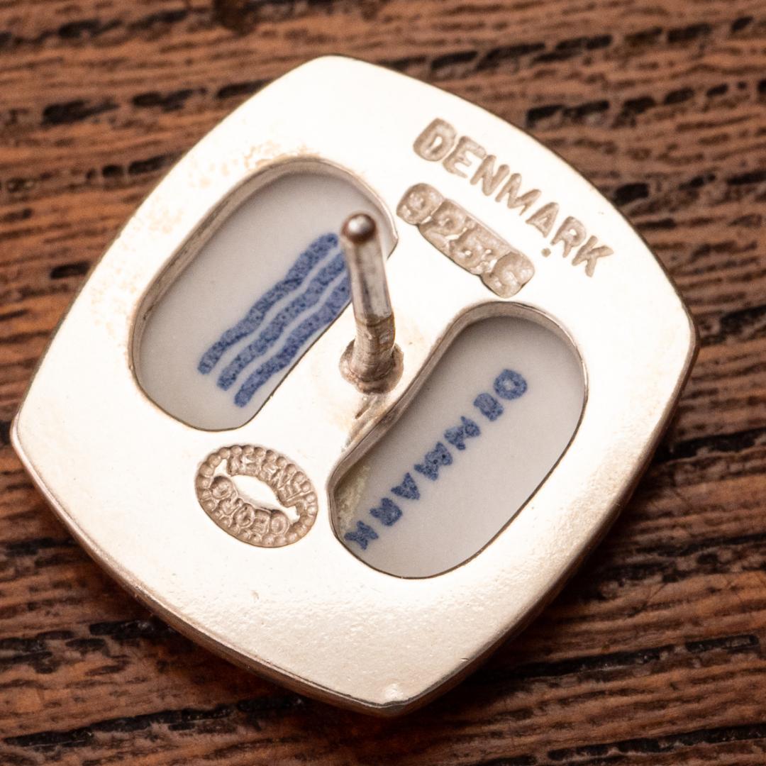 王室御用達ジョージジェンセン×ロイヤルコペンハーゲン カフリンクスとネクタイピン