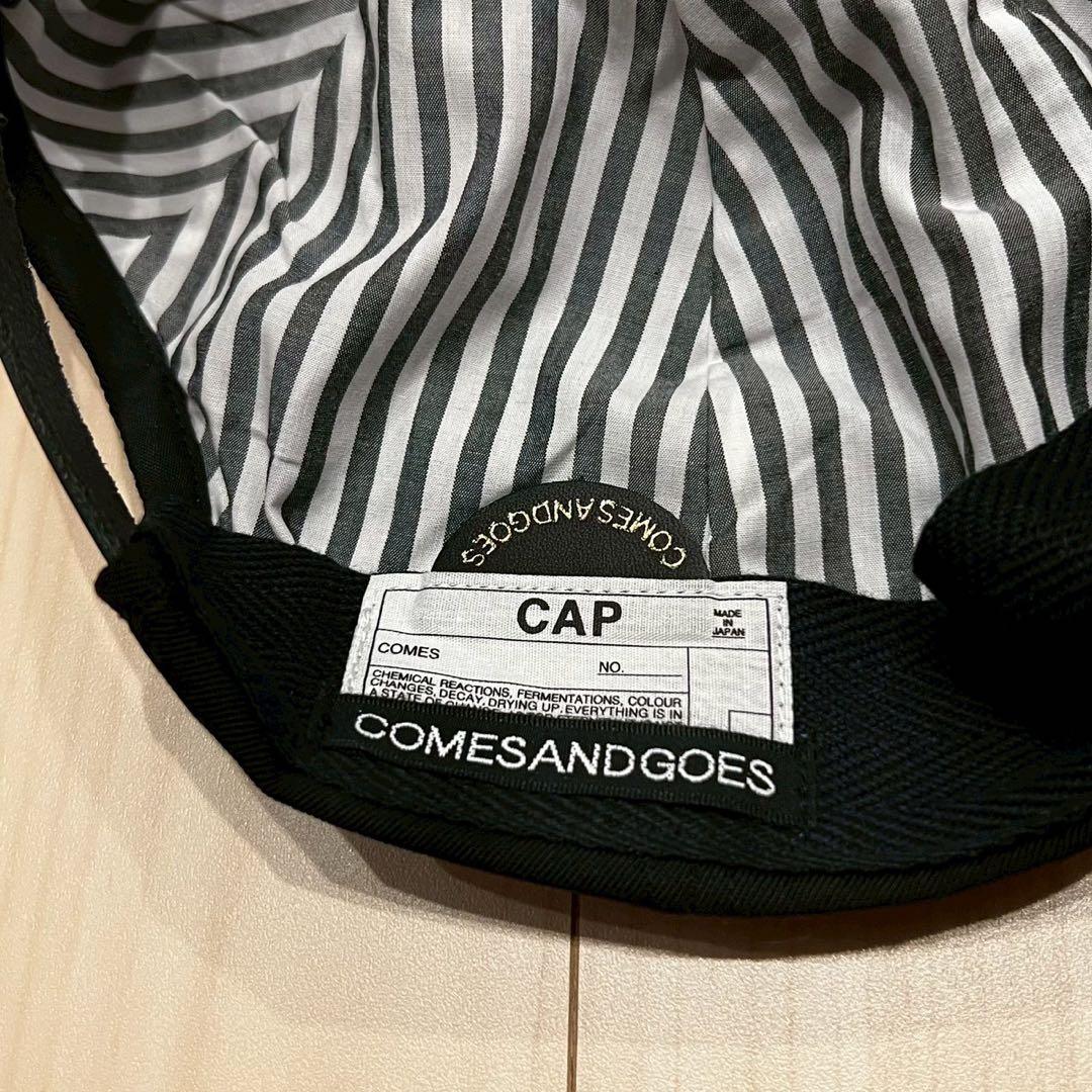 Comesandgoes NYS 6パネル キャップ ブラック
