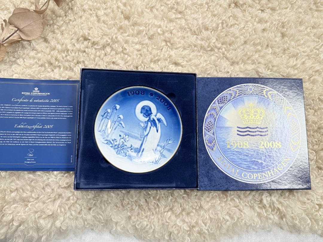 ロイヤルコペンハーゲン　100周年センテニアルプレート5枚・イヤープレート1枚