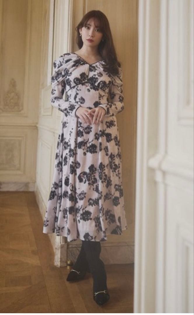 ワンピース Her lip to Winter Rose Dress