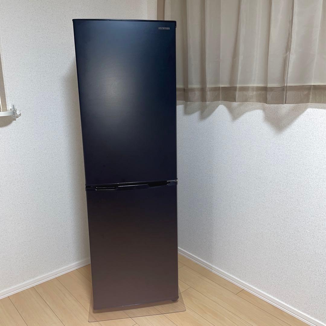 【美品】アイリスオオヤマ　冷蔵庫　162Ｌ　ブラック