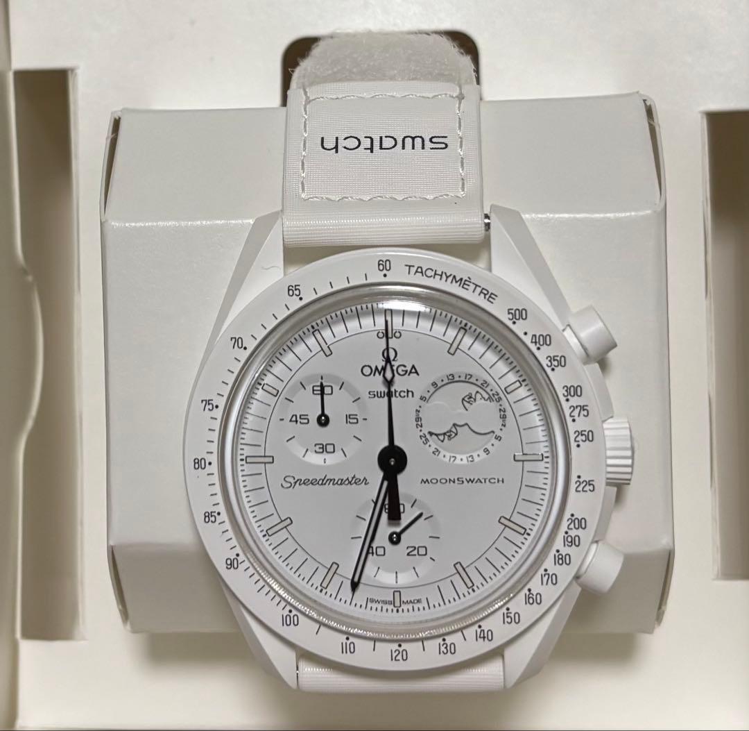 OMEGA x Swatch Speedmaster ホワイト スヌーピー