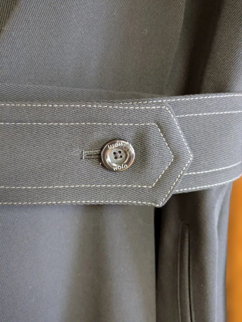 美品 2way ウジョー ベスト ジレ ブラック Vネック モード モノトーン